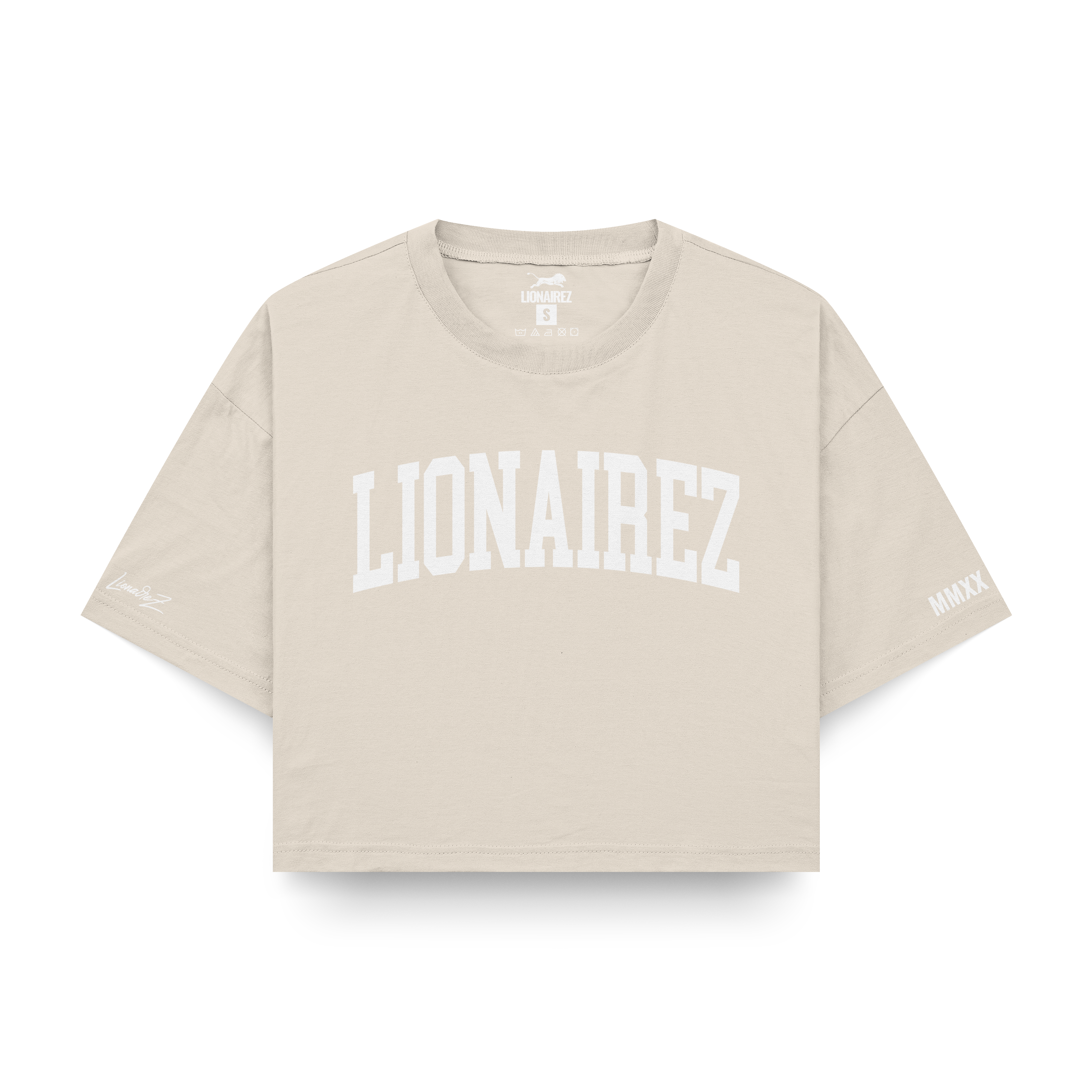 College Crop Top Tee