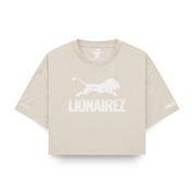 Retro Lion Crop Top Tee