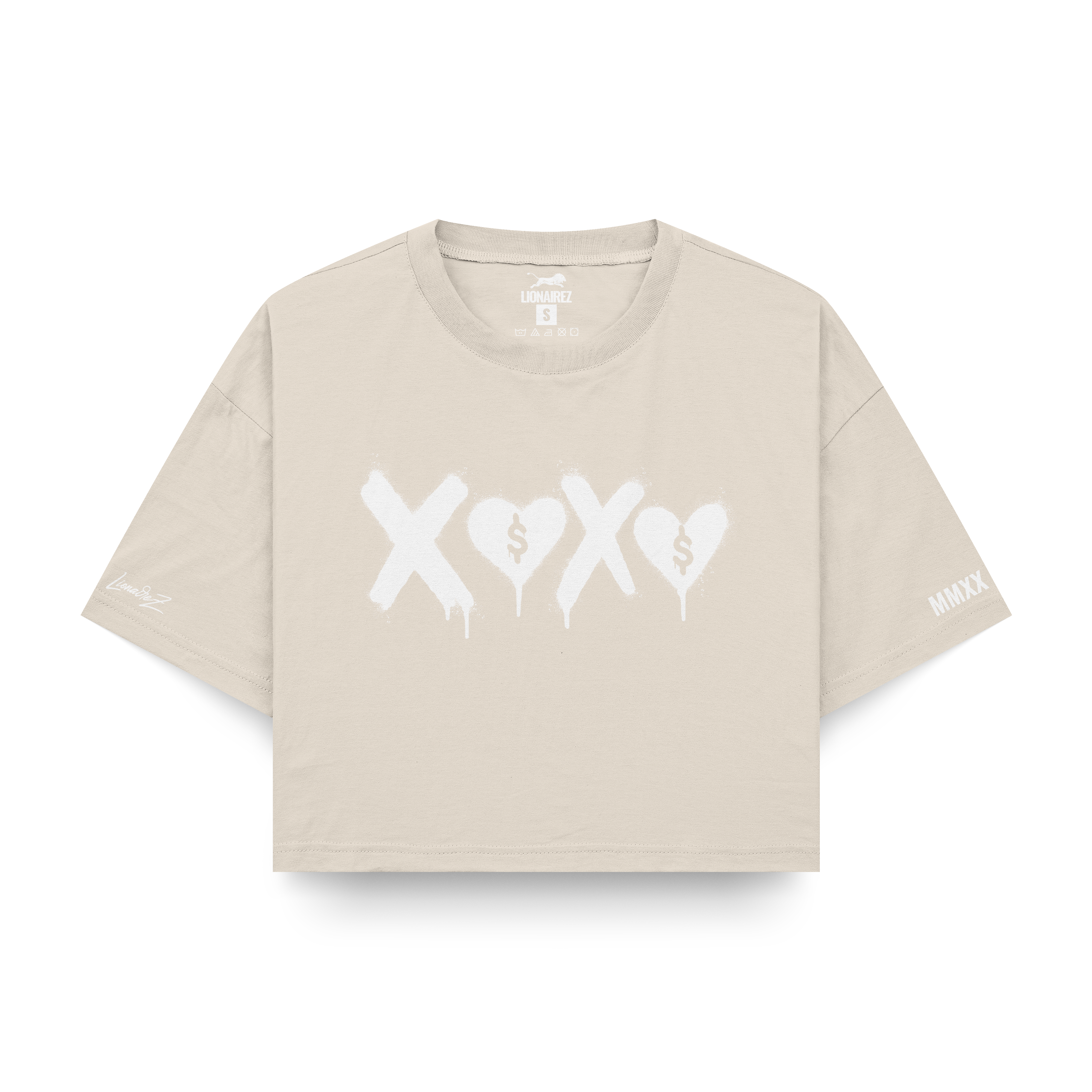 X$X$ Hugs And Money Crop Top Tee