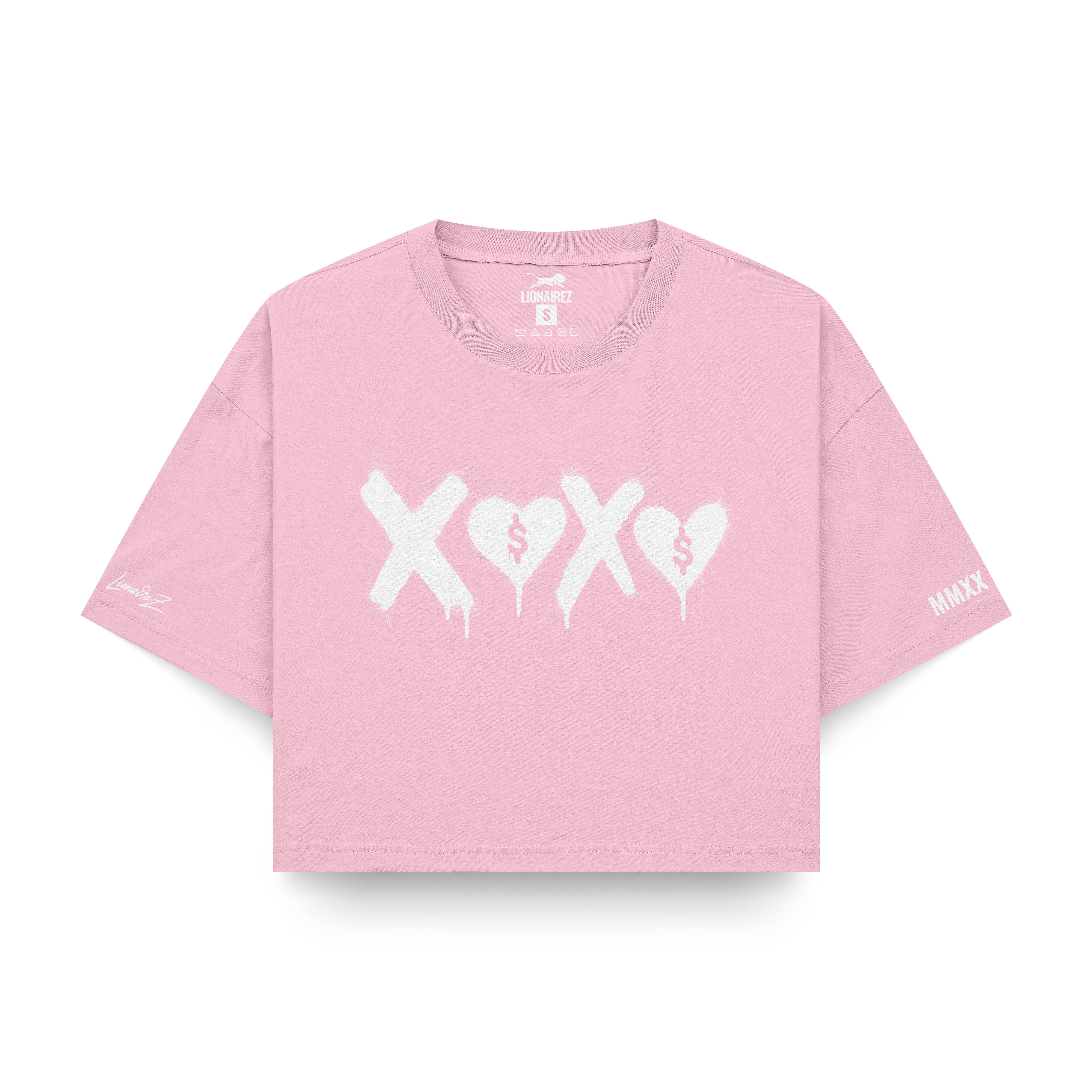 X$X$ Hugs And Money Crop Top Tee