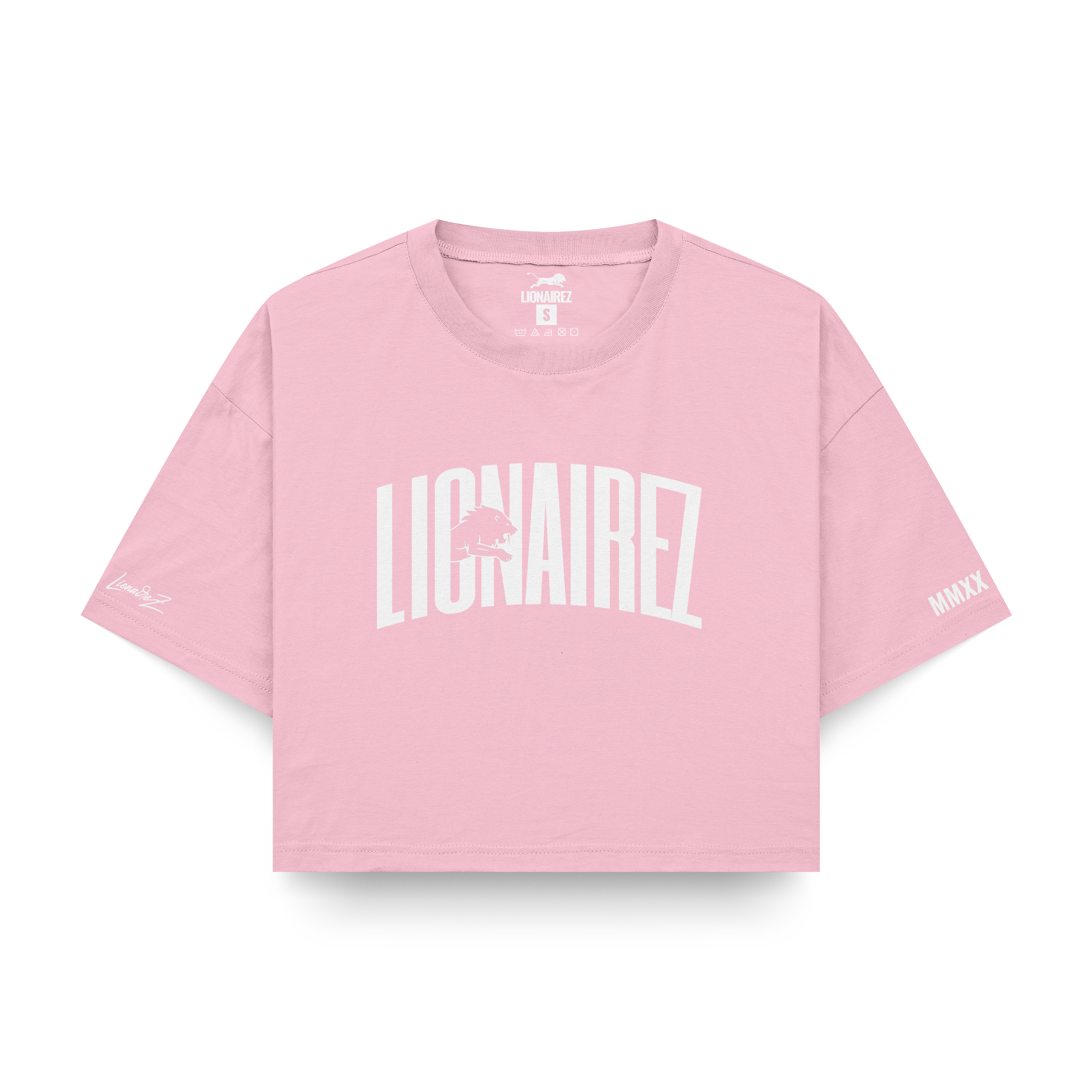 Jumping Lion Crop Top Tee