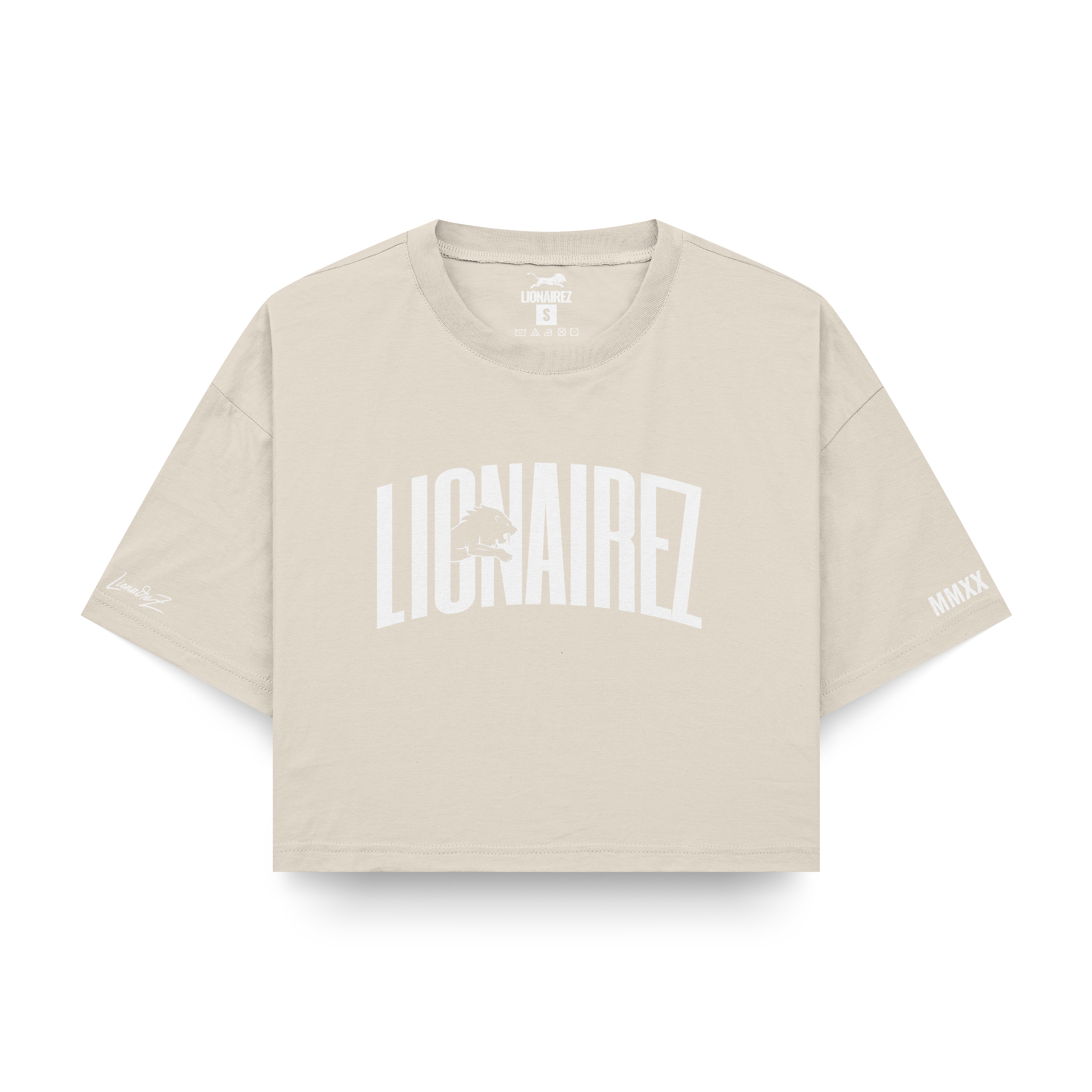 Jumping Lion Crop Top Tee