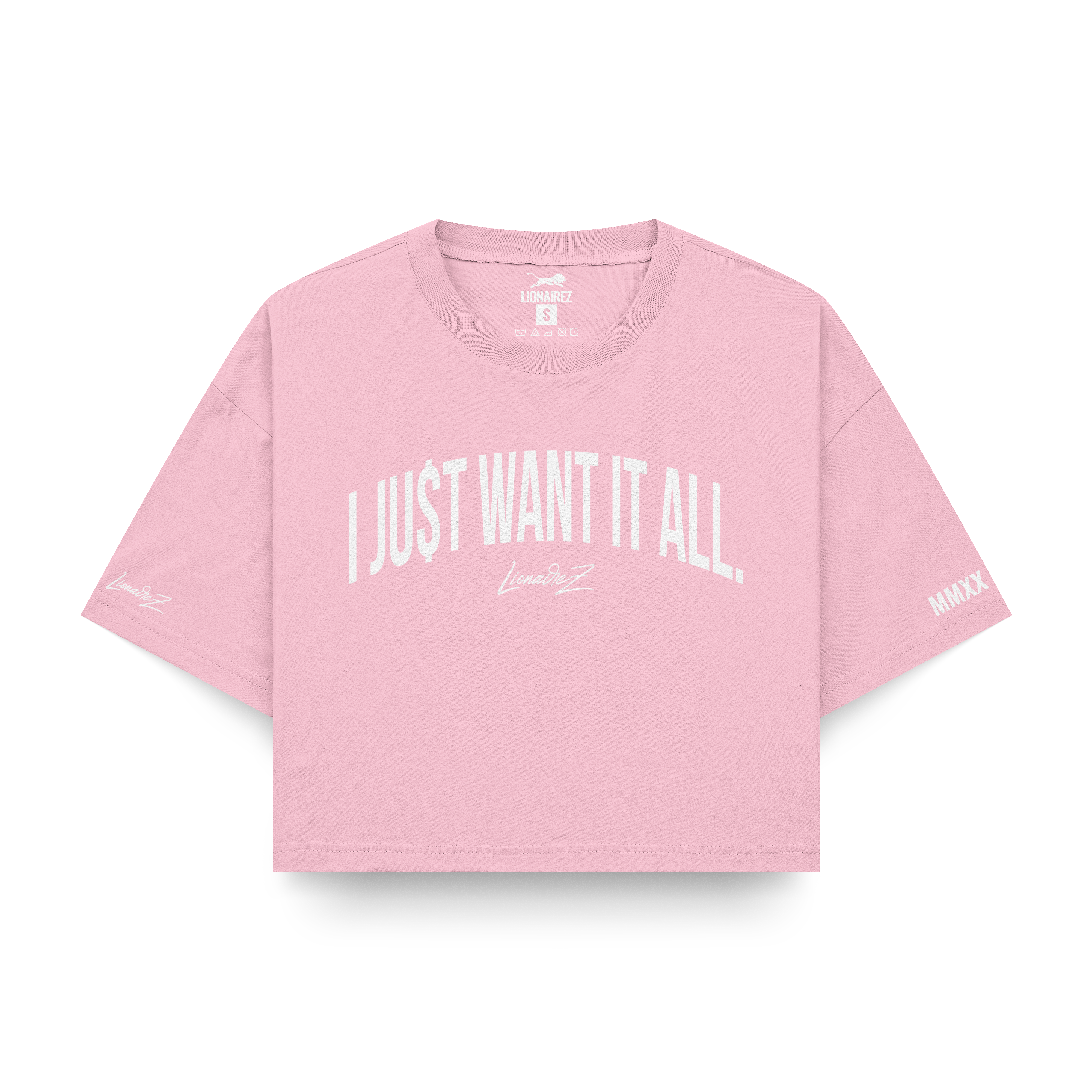 I Just Want It All Crop Top Tee