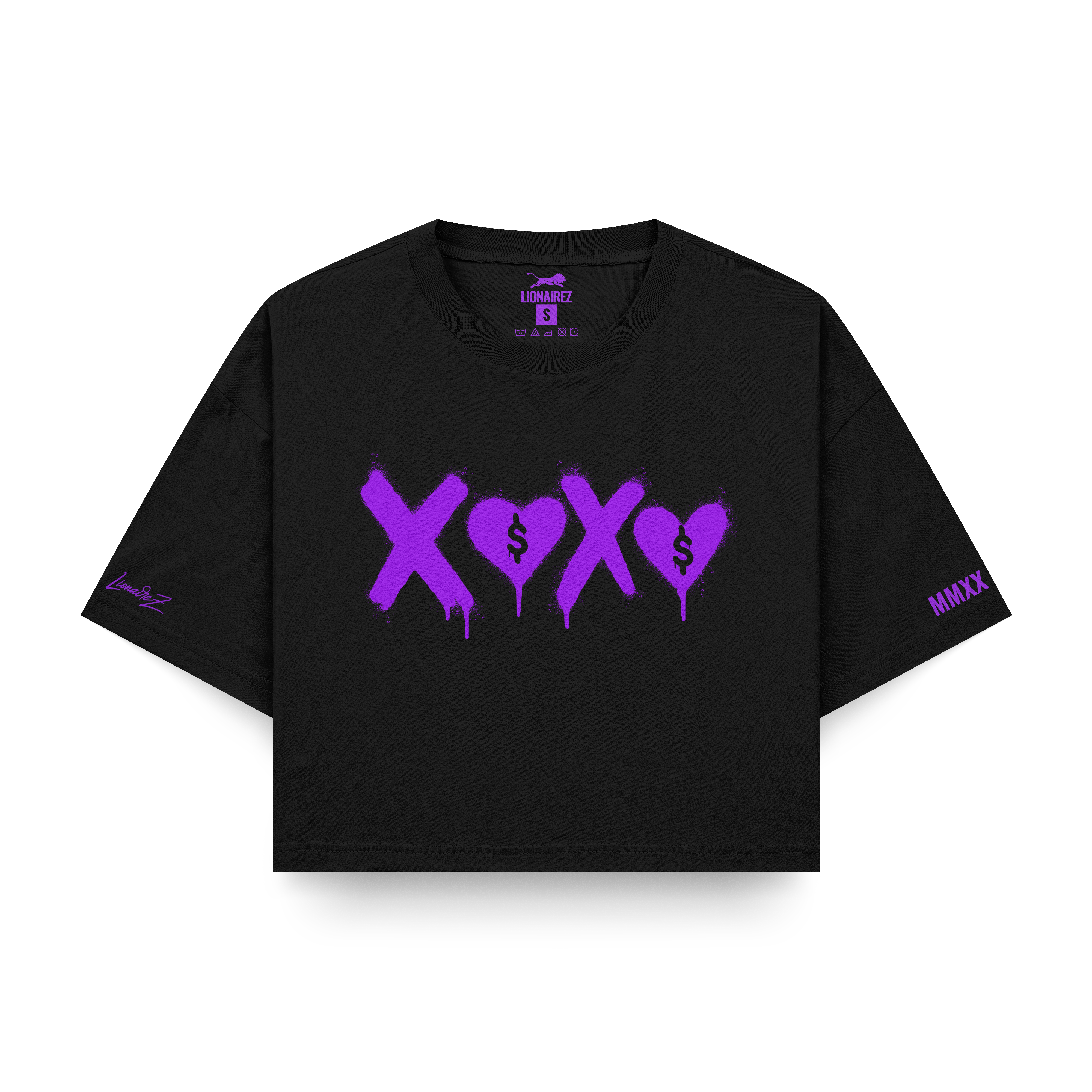 X$X$ Hugs and Money Crop Top Tee
