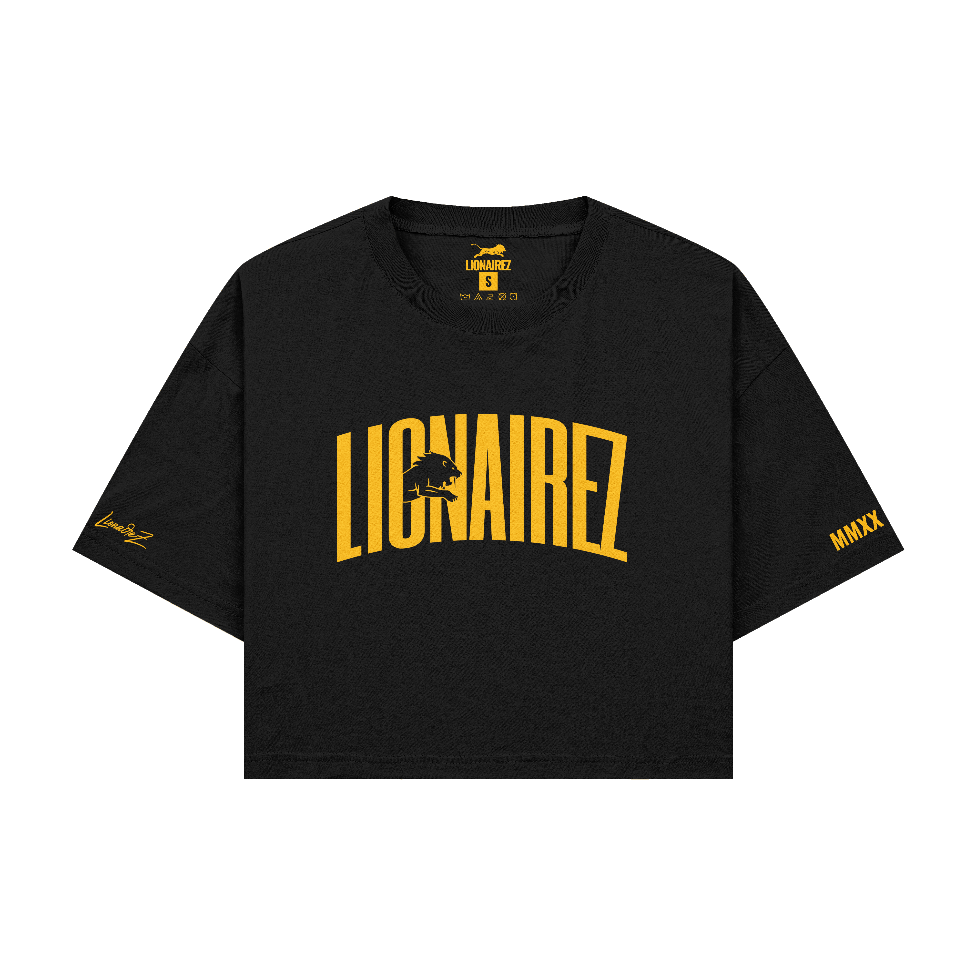 Jumping Lion Crop Top Tee