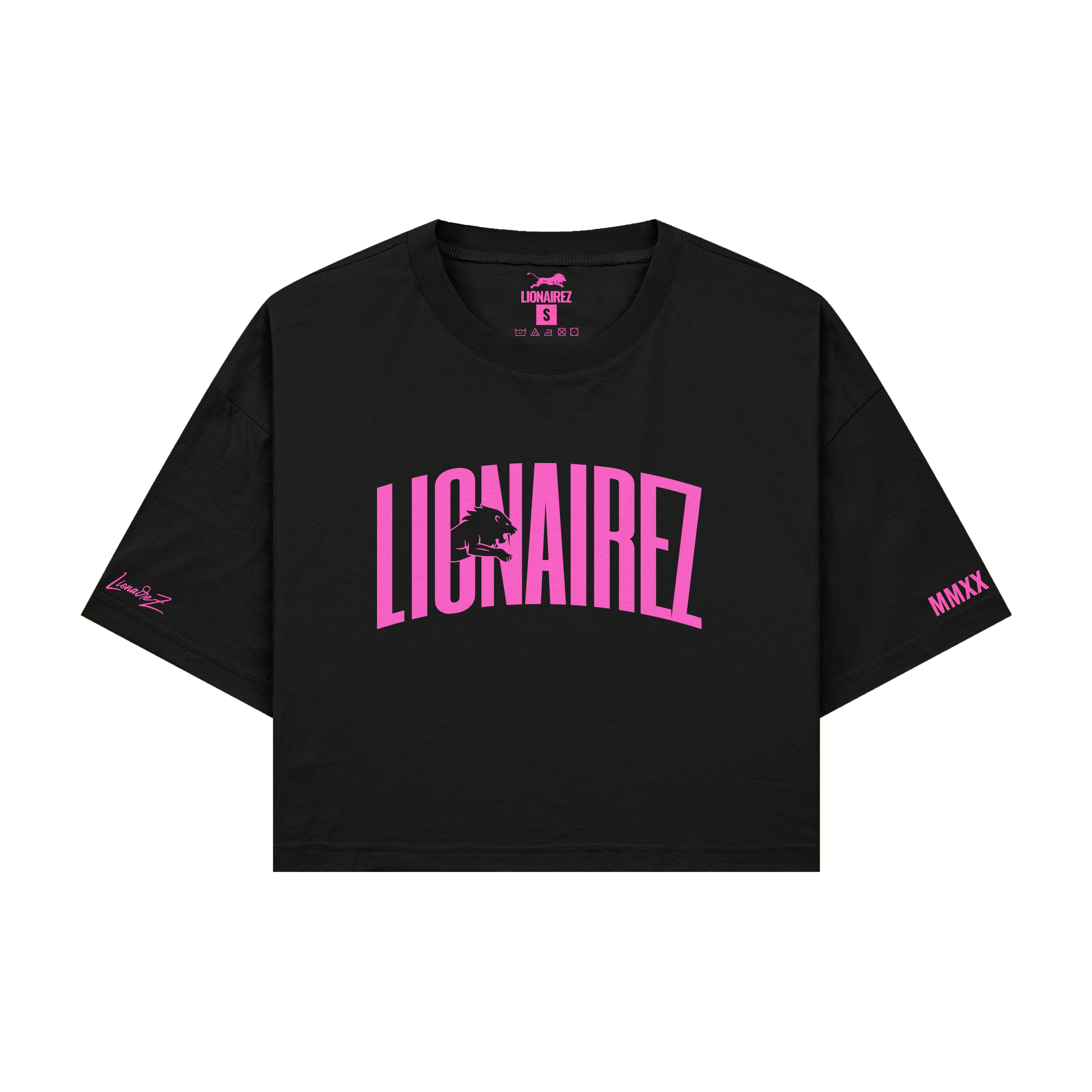 Jumping Lion Crop Top Tee