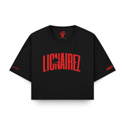 Jumping Lion Crop Top Tee