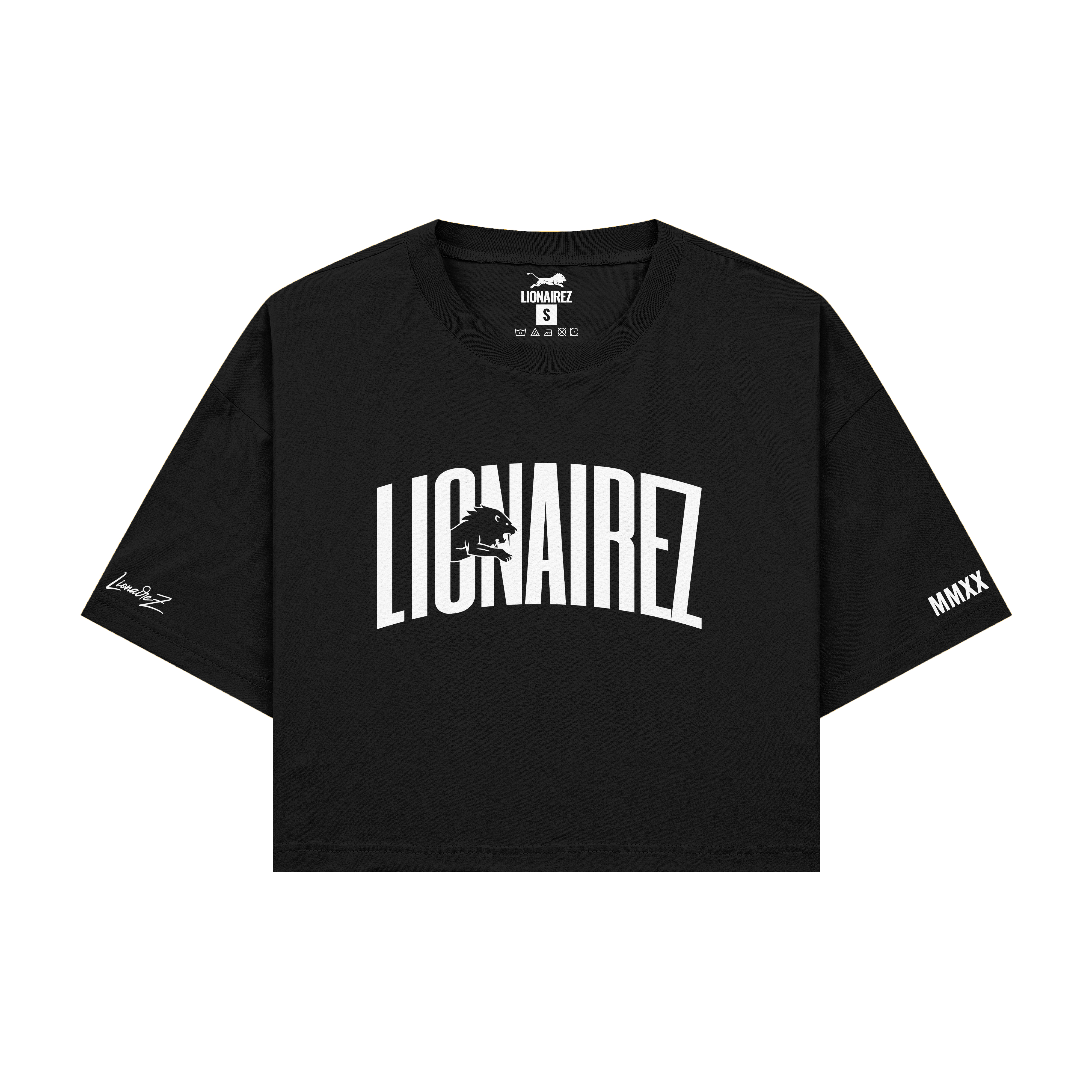 Jumping Lion Crop Top Tee