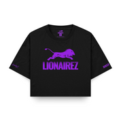 Retro Lion Crop Top Tee