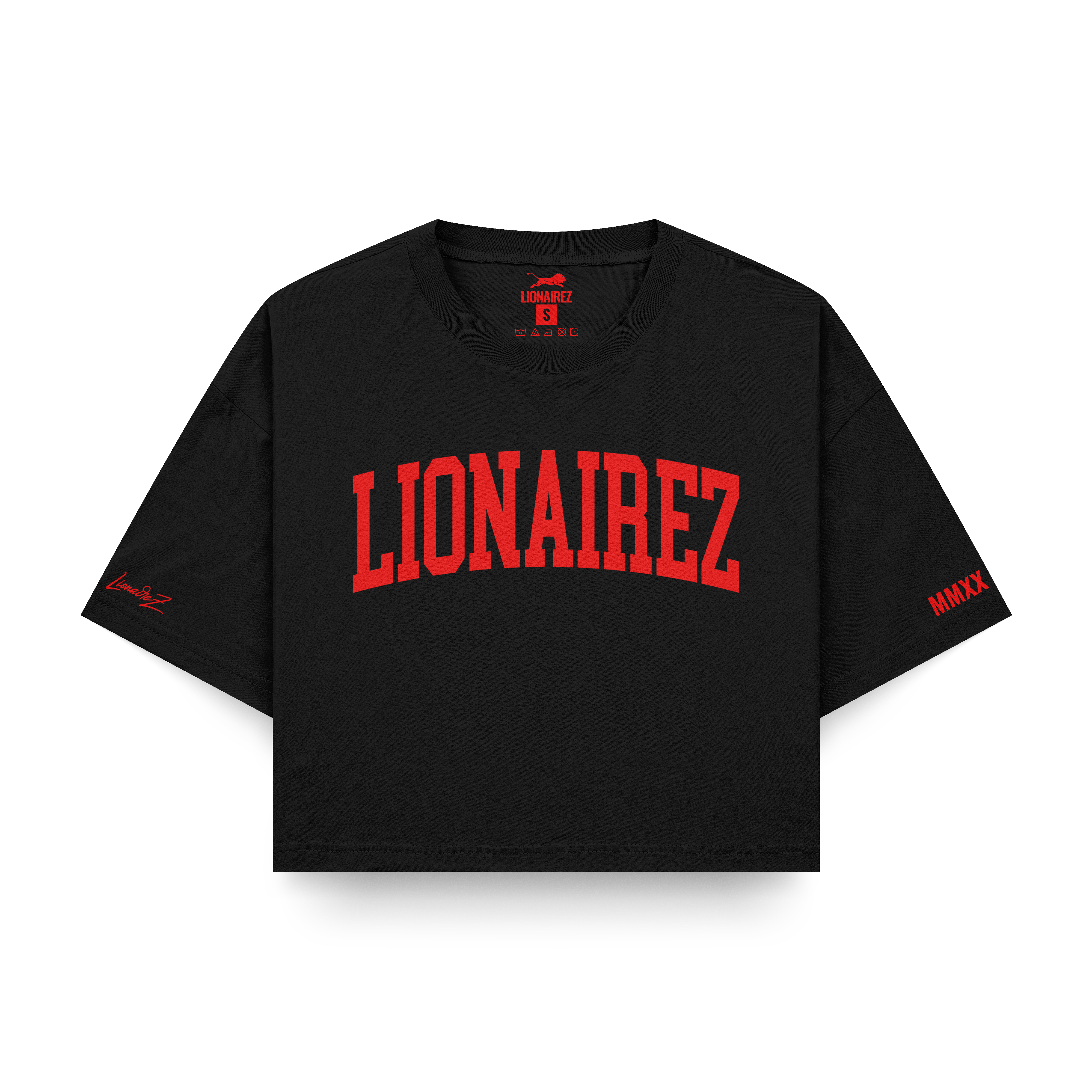 College Crop Top Tee