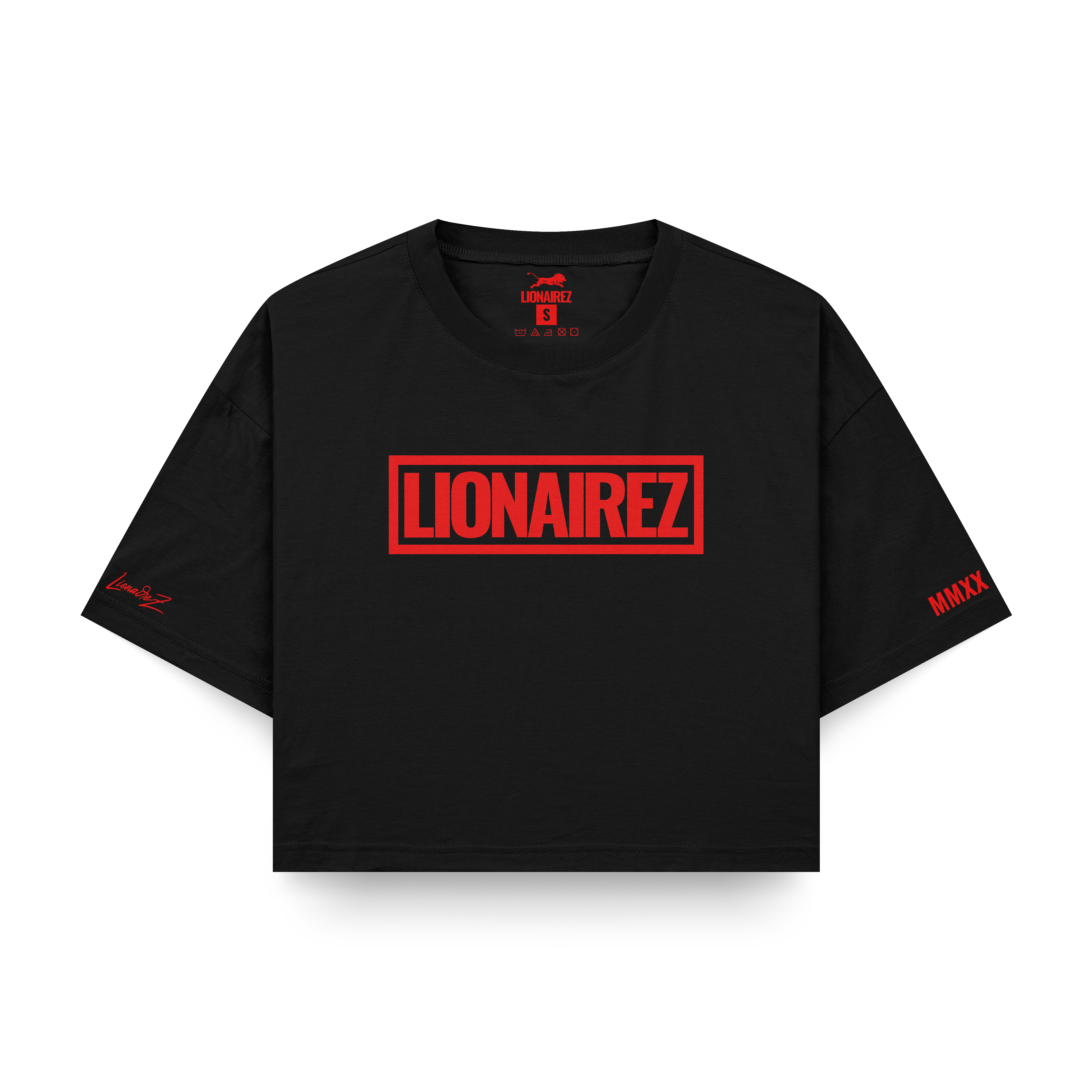 Lionairez Logo Crop Top Tee