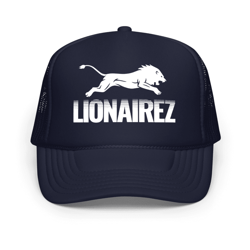 Lionairez Retro Lion Trucker Hat