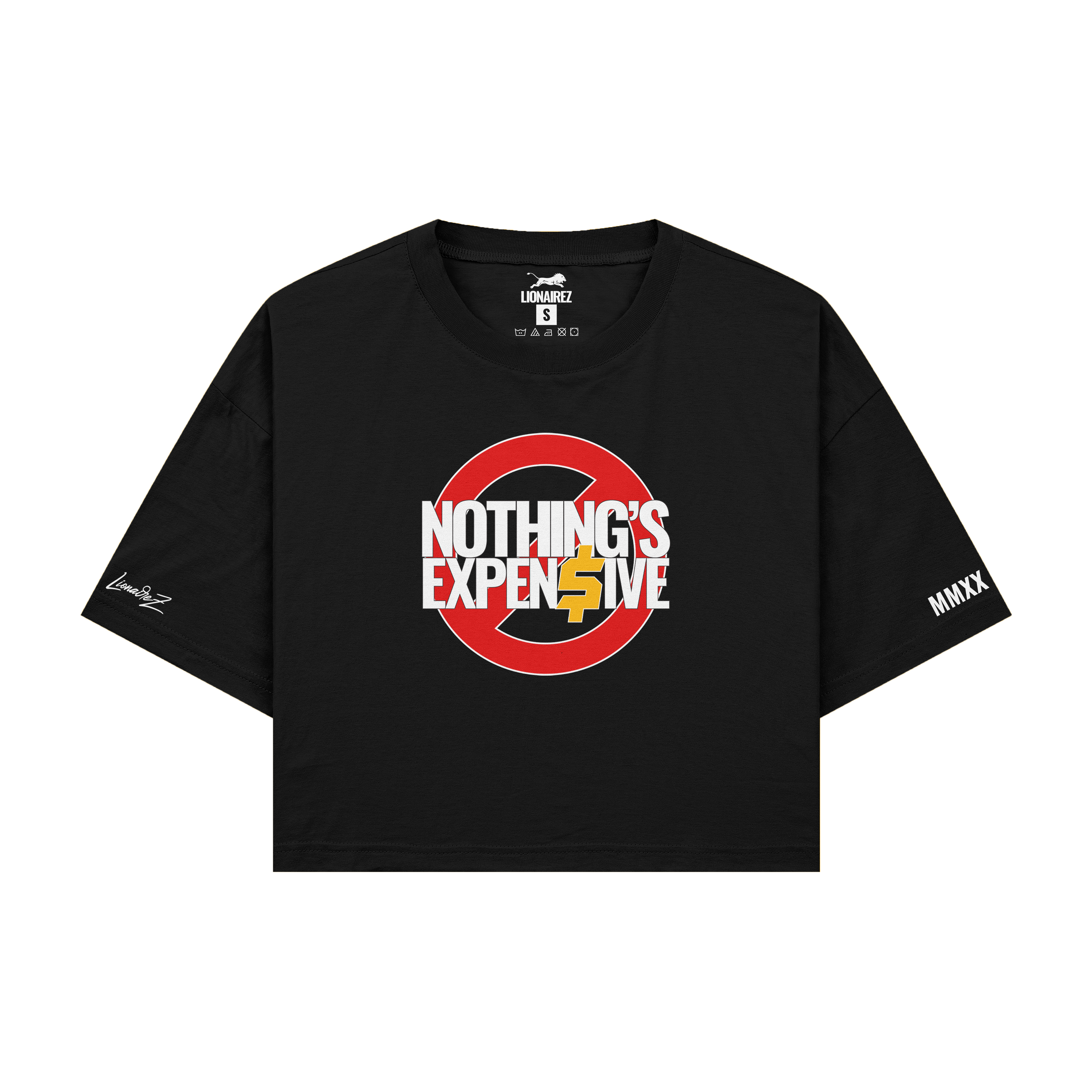 Nothing's Expensive Crop Top Tee