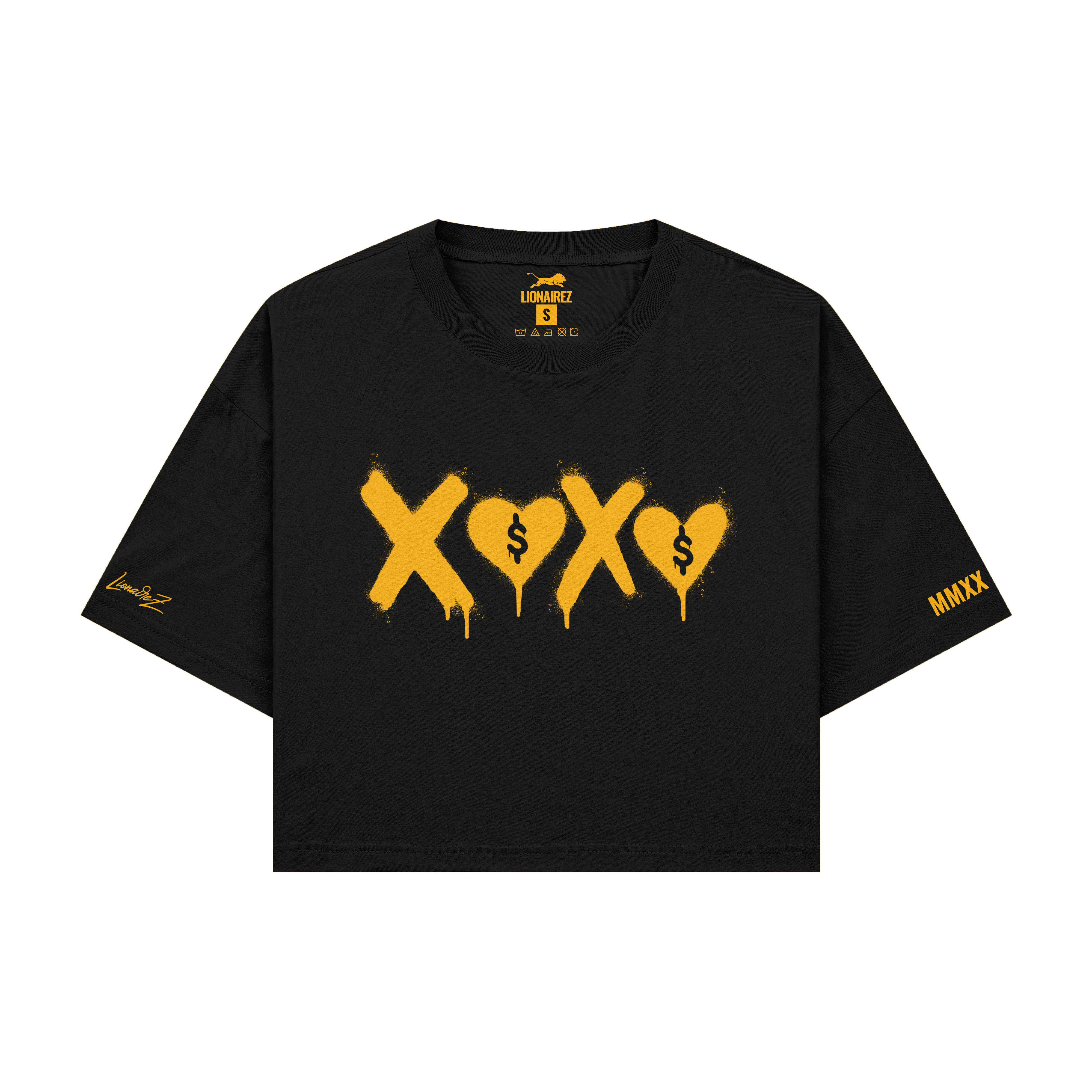 X$X$ Hugs and Money Crop Top Tee