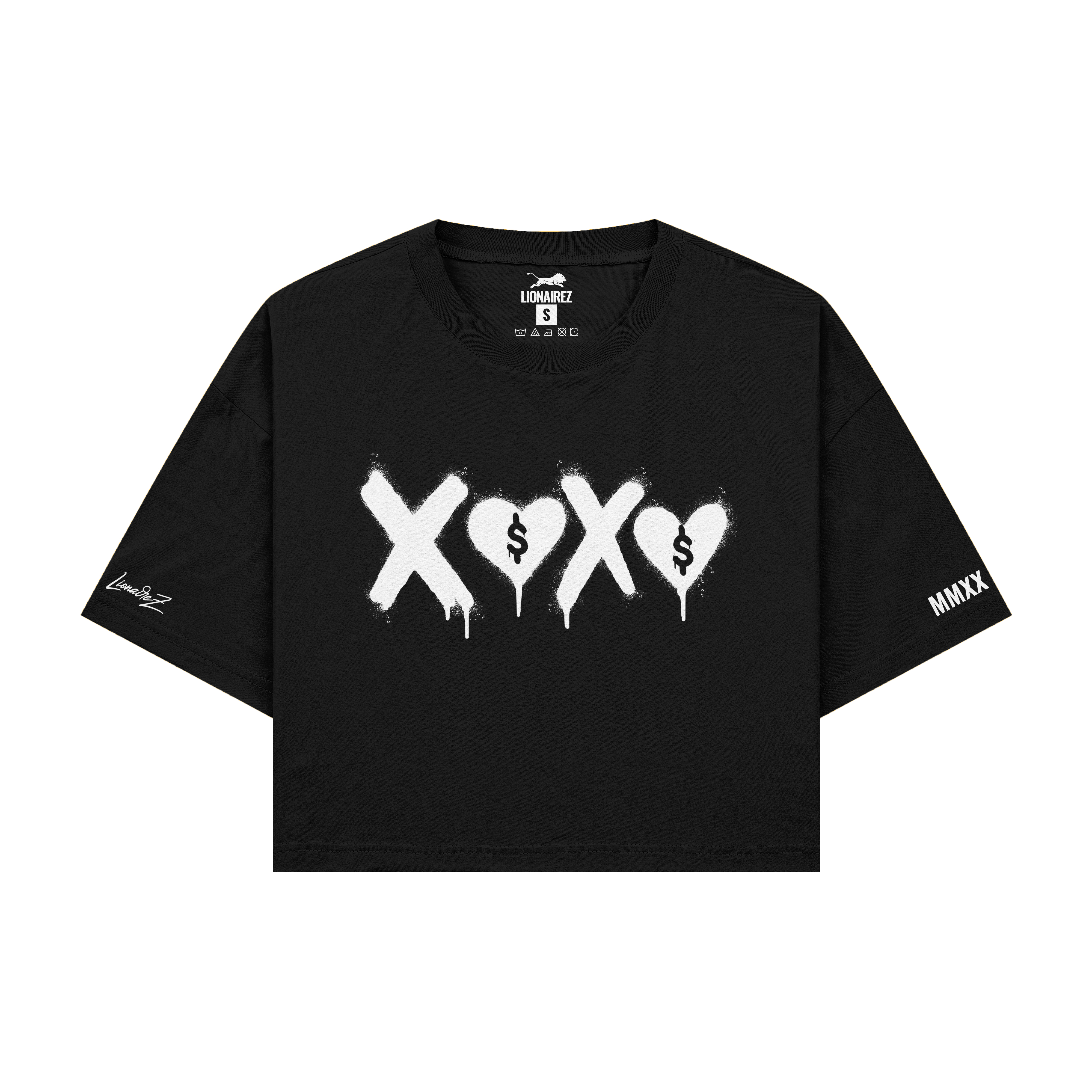 X$X$ Hugs and Money Crop Top Tee